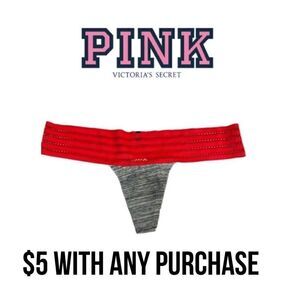 $5 add in item!! pink Victorias secret thong sz m